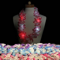 33" Light Up LED Silk Flower Leis